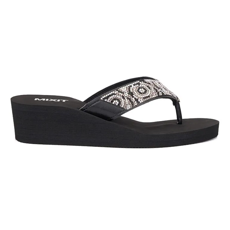 Mixit Womens Rose Wedge Sandals