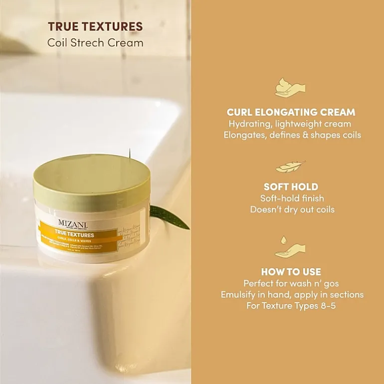 Mizani Curl Stretching Hair Cream 8 oz.