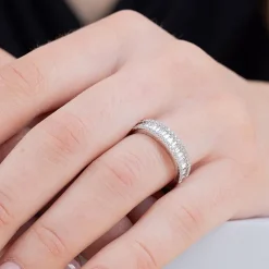 2.5MM 1/2 CT.T.W. Natural White Diamond 10K Gold Anniversary Band