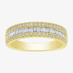 2.5MM 1/2 CT.T.W. Natural White Diamond 10K Gold Anniversary Band