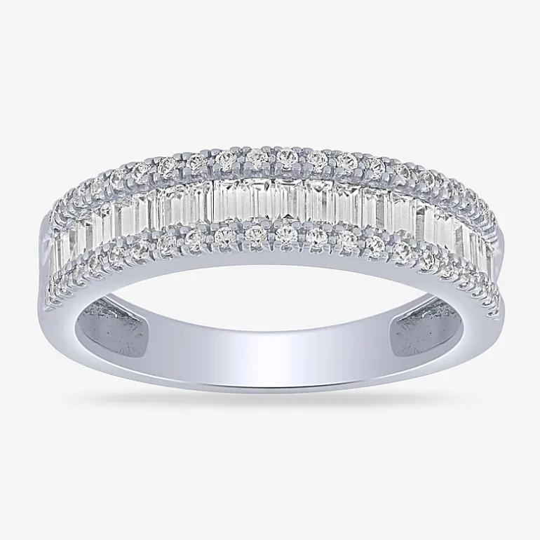 2.5MM 1/2 CT.T.W. Natural White Diamond 10K Gold Anniversary Band