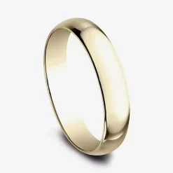 4mm 10K Gold Wedding Band