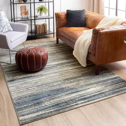 Mohawk Home Furie Stripe Machine Woven Indoor Rectangular Area Rug
