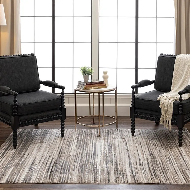 Mohawk Home Furie Stripe Machine Woven Indoor Rectangular Area Rug