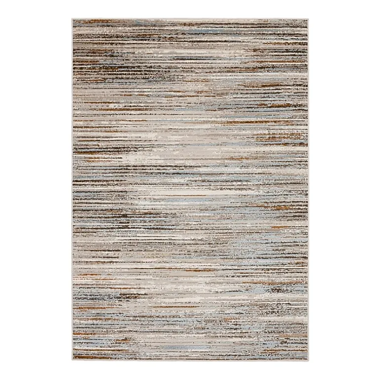 Mohawk Home Furie Stripe Machine Woven Indoor Rectangular Area Rug