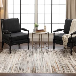 Mohawk Home Furie Stripe Machine Woven Indoor Rectangular Area Rug
