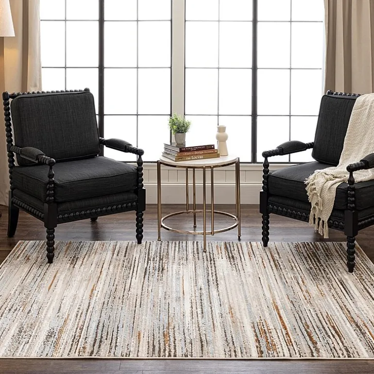 Mohawk Home Furie Stripe Machine Woven Indoor Rectangular Area Rug