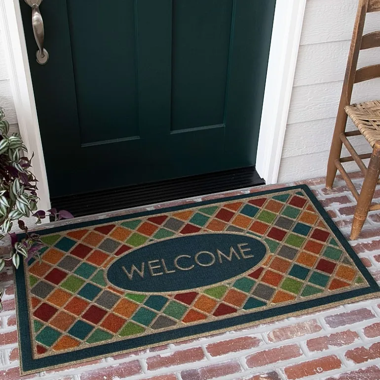 Mohawk Home Ornamental Crosshatch Polyester 24"X48" Doormat