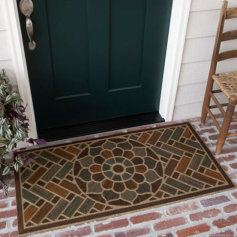 Mohawk Home Ornamental Grain Polyester 24"X48" Doormat