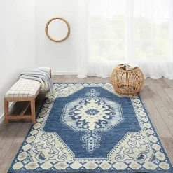 Momeni Anatolia Design No. 2 Medallion Indoor Rectangular Accent Rug
