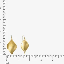 Monet Jewelry Gold Tone Twisted Womens Drop Earrings