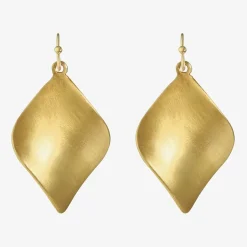Monet Jewelry Gold Tone Twisted Womens Drop Earrings