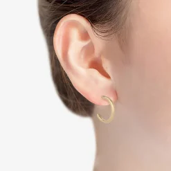 Monet Jewelry Gold Tone Womens Glass Hypoallergenic 3 Pair Earring Set