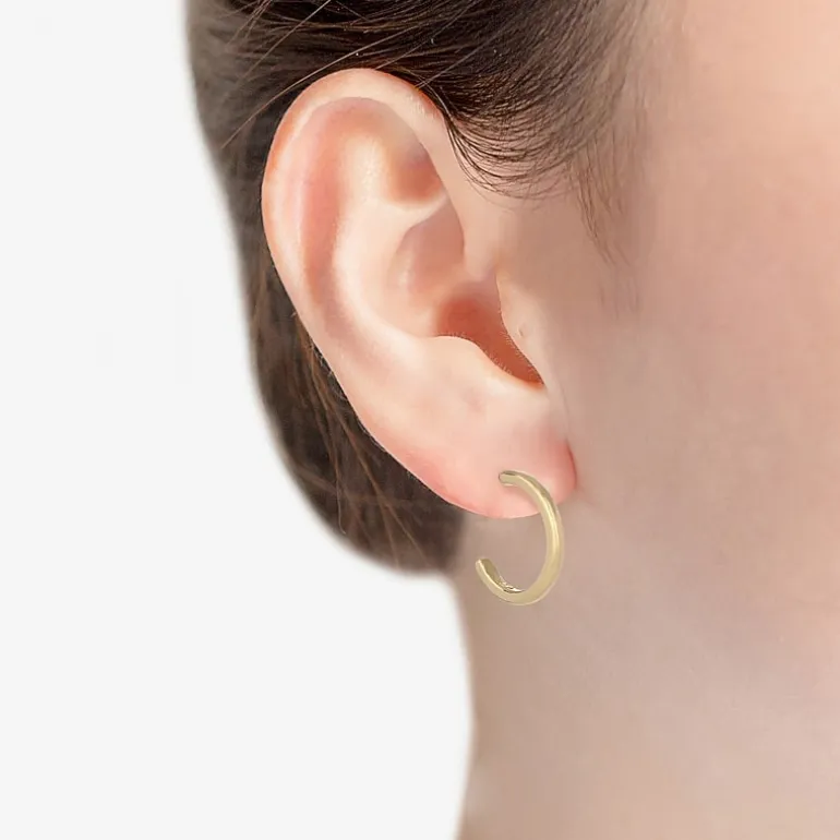 Monet Jewelry Gold Tone Womens Glass Hypoallergenic 3 Pair Earring Set