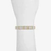 Monet Jewelry Gold Tone Womens Glass Stretch Bracelet
