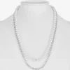 Monet Jewelry Timeless Womens Glass 17 Inch Strand Necklace