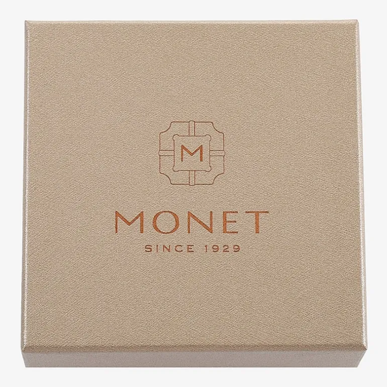 Monet Jewelry Two Tone Pendant Necklace And Huggie Earring Womens 2-pc. Jewelry Set