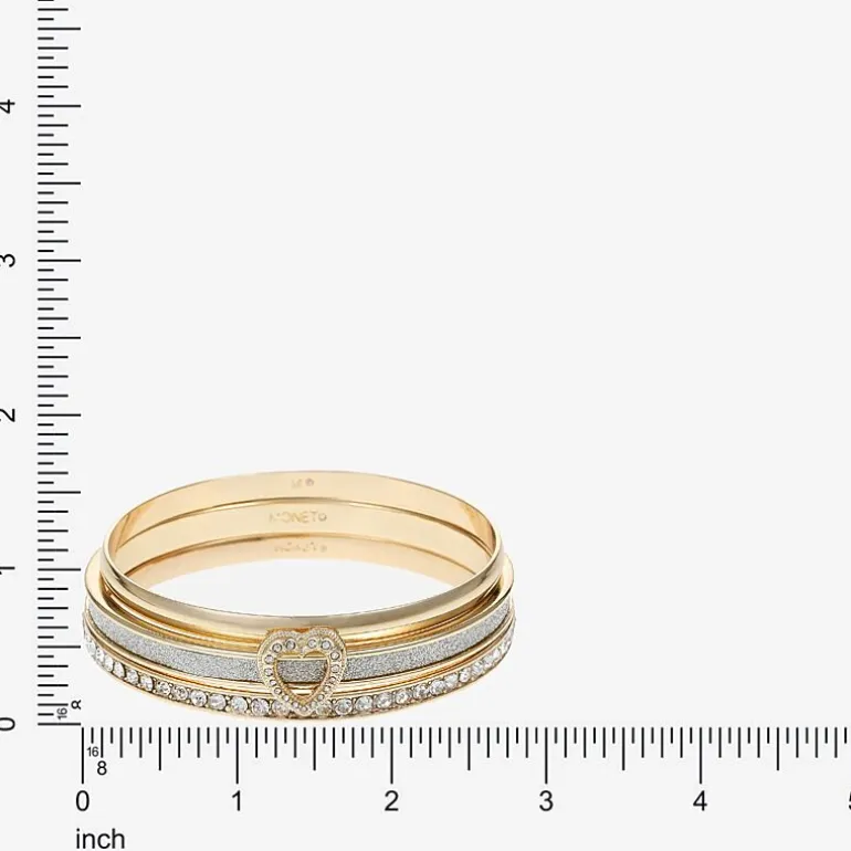 Monet Jewelry Two Tone Womens 3-pc. Bracelet Set