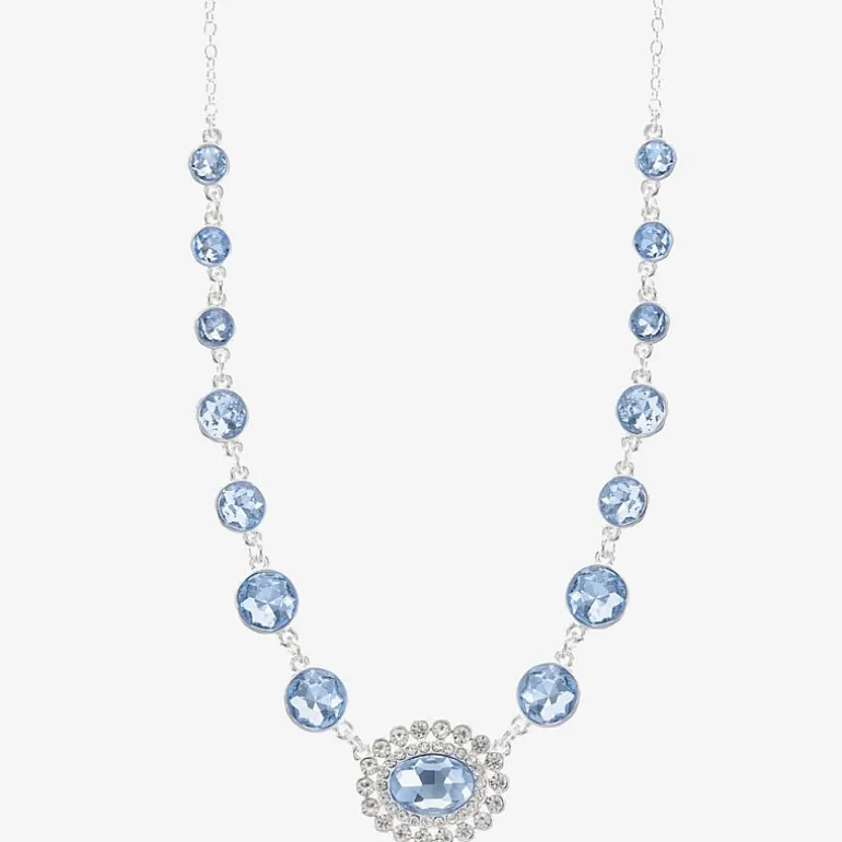 Monet Jewelry Womens Blue 18 Inch Collar Necklace