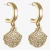 Monet Jewelry Womens Glass Drop Earrings