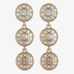 Monet Jewelry Womens Glass Round Hypoallergenic Drop Earrings