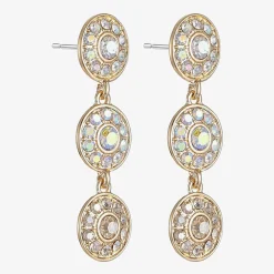 Monet Jewelry Womens Glass Round Hypoallergenic Drop Earrings