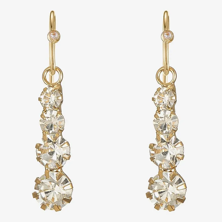 Monet Jewelry Womens Glass Round Drop Earrings