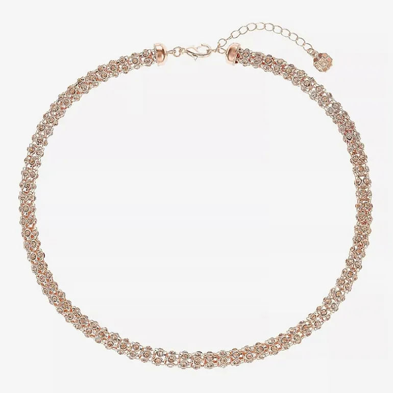 Monet Jewelry Womens Orange 18 Inch Collar Necklace