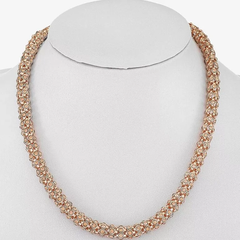 Monet Jewelry Womens Orange 18 Inch Collar Necklace