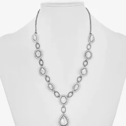 Monet Jewelry Womens Red Glass 17 Inch Y Necklace