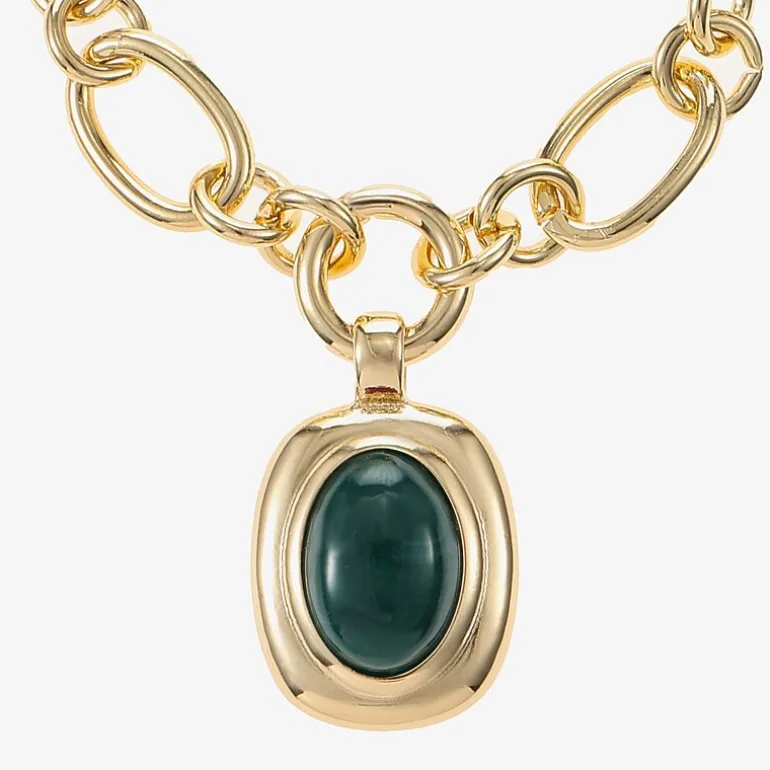 Monet Jewelry Womens Red Oval 18 Inch Pendant Necklace