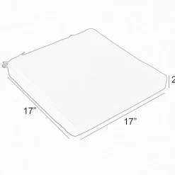 Mozaic Company Sunbrella Chair Pad Corded (Set of 2)