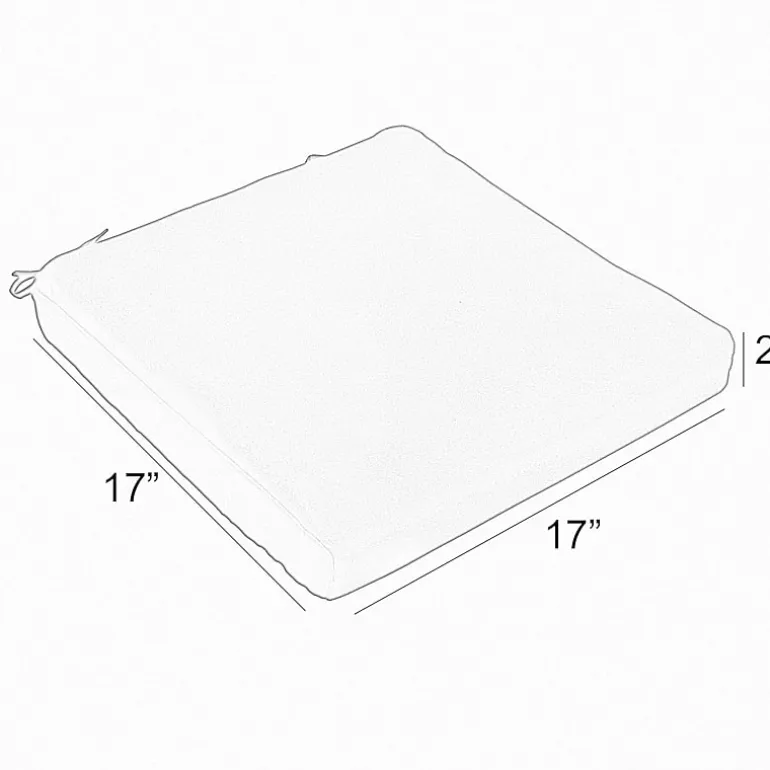 Mozaic Company Sunbrella Chair Pad Corded (Set of 2)