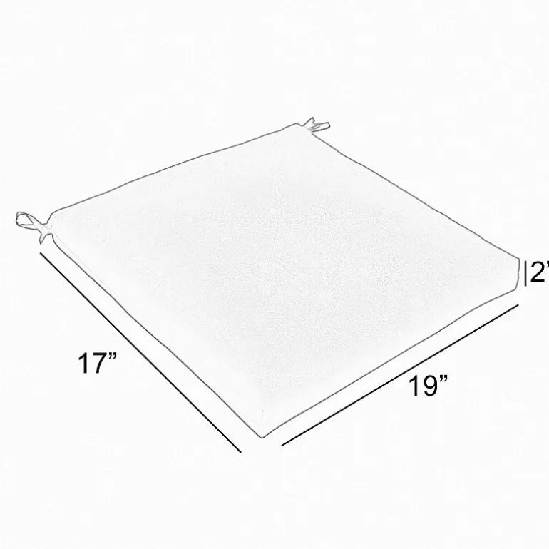 Mozaic Company Sunbrella Chair Pad Corded (Set of 2)