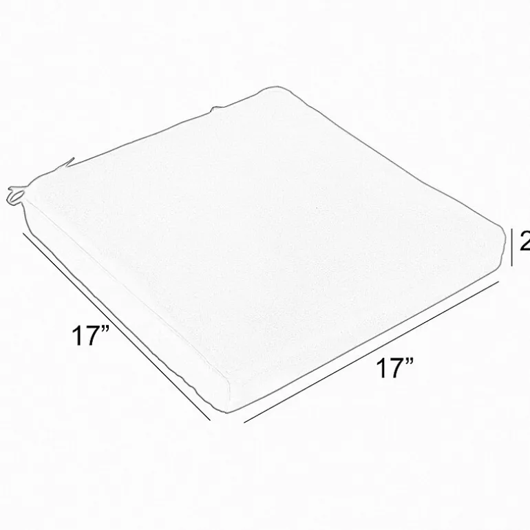 Mozaic Company Sunbrella Chair Pad Corded (Set of 2)
