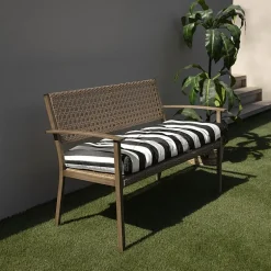 Mozaic Company Sunbrella Tufted Bench Cushion