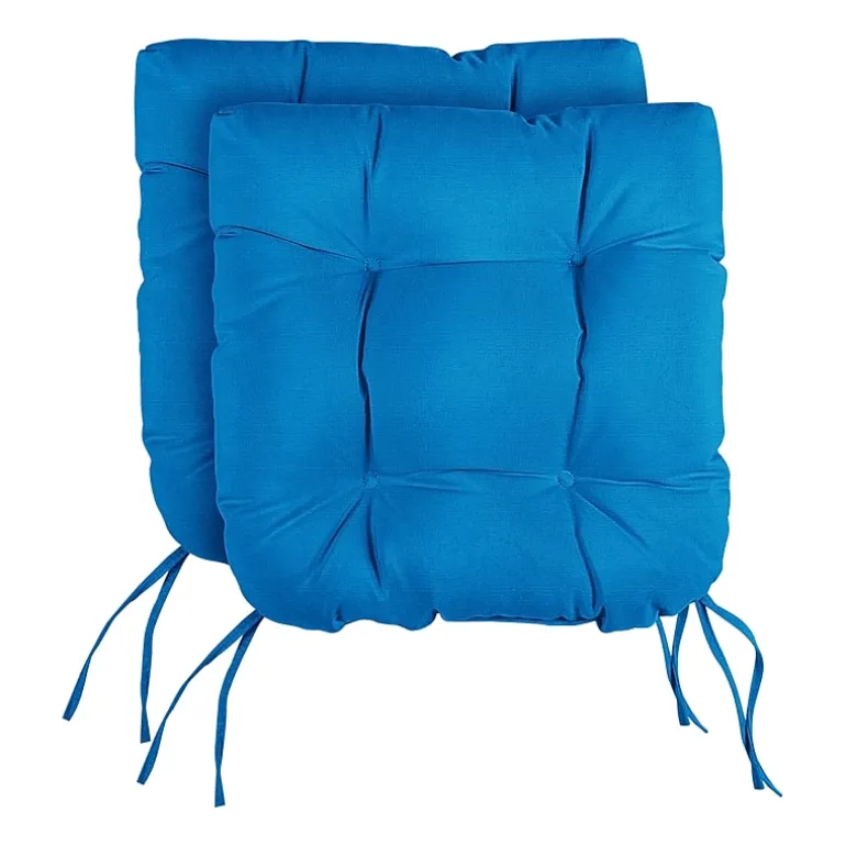 Mozaic Company Tufted U-Shaped Solid Seat Cushion (Set of 2)