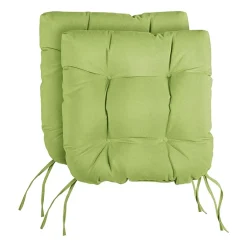 Mozaic Company Tufted U-Shaped Solid Seat Cushion (Set of 2)