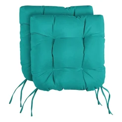 Mozaic Company Tufted U-Shaped Solid Seat Cushion (Set of 2)
