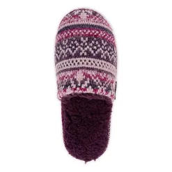Muk Luks Ashlie Slipper Womens Memory Foam Slip-On Slippers
