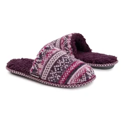 Muk Luks Ashlie Slipper Womens Memory Foam Slip-On Slippers