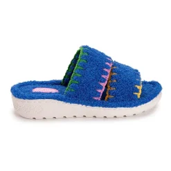 Muk Luks Double Strap Womens Memory Foam Slip-On Slippers
