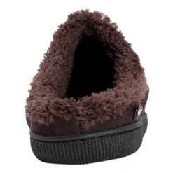 Muk Luks Faux Suede Clog Mens Memory Foam Slip Resistant Slip-On Slippers