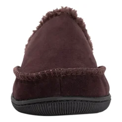 Muk Luks Faux Suede Clog Mens Memory Foam Slip Resistant Slip-On Slippers