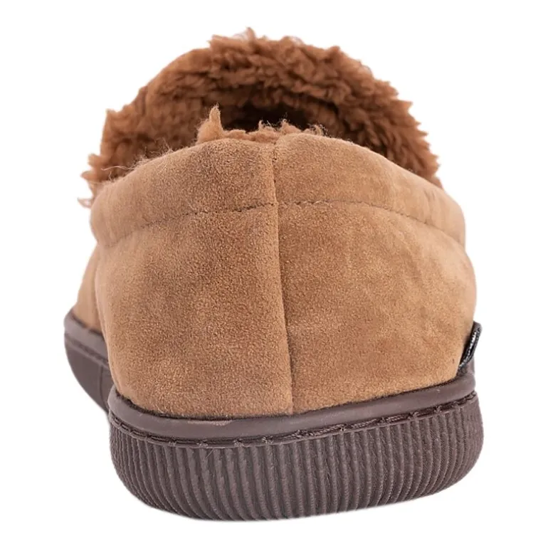 Muk Luks Faux Suede Moccasin Mens Memory Foam Slip Resistant Slip-On Slippers