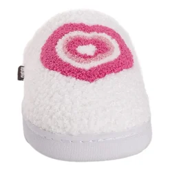 Muk Luks Heart Slipper Womens Memory Foam Slip-On Slippers