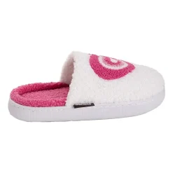 Muk Luks Heart Slipper Womens Memory Foam Slip-On Slippers