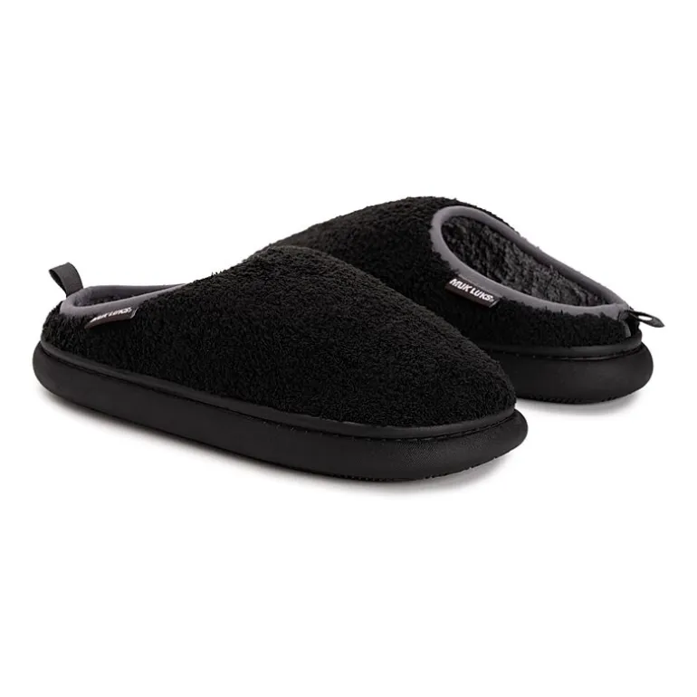 Muk Luks Lewis Clog Mens Memory Foam Slip Resistant Slip-On Slippers