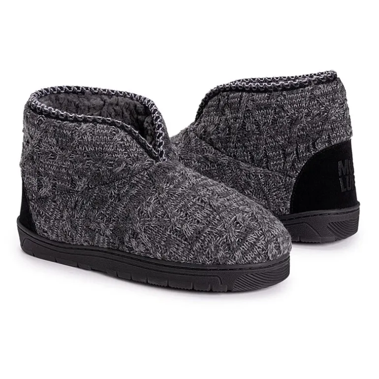 Muk Luks Mens Bootie Slippers