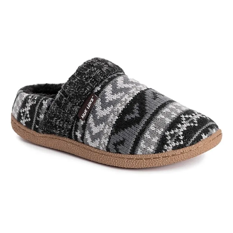Muk Luks Mens Clog Slippers